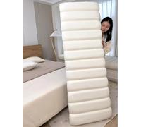 Double/Single Upholstered Headboard Pillow, Velvet Padded Wall Panels, Anti-collision Peel and Stick Anti-collision Wall Padding, Soft Bedside Backrest for Children's Rooms Bedroom ( Color : White ,