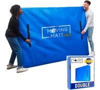 Double Size Mattress Bag for Moving and Storage with 8 Handles and Zip - Tarp Plastic Mattress Cover for Moving and Storage - Professional Grade Mattress Storage Bags - Heavy Duty, Reusable