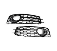 Double Slats Grill For A3 8P 2009-2012 Honeycomb Front Bumper Fog Light Grill Cover Front Bumper Mask