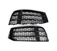 Double Slats Grill For A5 S5 RS5 B8.5 2008 2009 2010-2016 Front Bumper Grille 8T0807681F Glossy Black Car Fog Light Grill Cover Front Bumper Mask