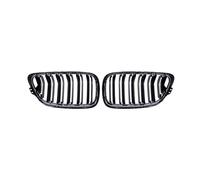 Double Slats Grill For BMW 2 Series F22 F23 F87 M2 Gloss Black Car Front Bumper Kidney Grill Grilles Racing Grills 2014-2018 Front Bumper Mask
