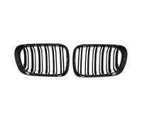Double Slats Grill For BMW 3 Series E46 4 Door 1998-2001 Car Front Kidney Grill Gloss Black Grille Double Slat Hood Racing Grills Front Bumper Mask