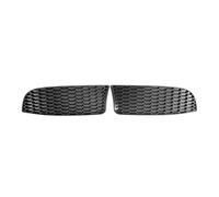 Double Slats Grill For BMW 3 Series E90 E92 E93 M3 Style 2009 2010 2011 2Pcs Car Front Bumper Lower Grille Black ABS Car Front Grille