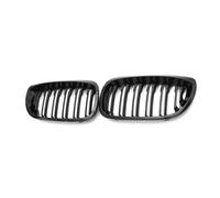 Double Slats Grill For BMW E46 3 Series 2DR Coupe 2002-2005 51137064317 Dual Line Gloss Black Car Front Kidney Grilles Grills Racing Grill Front Bumper Mask