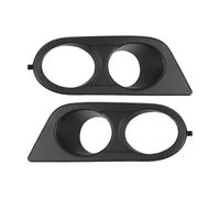 Double Slats Grill For BMW E46 For BM3 2001-2006 Car Dual Hole Surround Air Duct Grille Racing Style 2X Front Bumper Fog Light Cover Front Hood Bumper Grille Grill(Matte black)