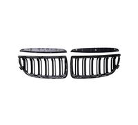 Double Slats Grill For BMW E90 E91 3 Series 323I 328I 335I 330I 325I 05-08 ABS Grille Racing Grill Gloss Black Car Front Bumper Grilles Front Bumper Mask
