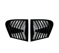 Double Slats Grill For Bmw F20 118i 120i Hatchback 2011-2019 Rear Triangle Louver Air Splitter Pair Car Side Window Spoiler Cover Front Bumper Mask(Glossy Black)