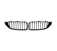 Double Slats Grill For BMW F32 F36 F82 M4 428i 435i 440i 2014+ Painted Kidney Grill Gloss Black Front Grille Slat Front Bumper Mask