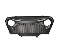 Double Slats Grill For Jeep For Wrangler TJ 1997-2006 J282 Front Grille For Gladiator Vader Matte Black Grid Grill ABS Front Bumper Mask