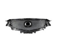 Double Slats Grill For Mazda 6 For Atenza GJ GL Car Front Grille ABS Diamond Upper Bumper Grill Aftermarket 2014 2015 2016 Front Radiator Grille Frills