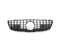 Double Slats Grill For Mercedes For Benz R231 SL Class 2012-2016 SL400 SL500 GT Style Black/Silver Sport Front Bumper Grille Grill Inlet Mesh Grid Front Bumper Kidney Grilles(Black)