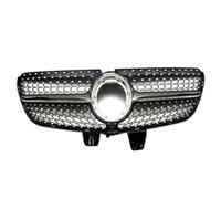 Double Slats Grill For Mercedes For Benz V-Class W447 V260 V250 2015-2019 2020-2023 Tuning Diamond Style Front Grille Bumper Inlet Grill Grid Front Radiator Grille Frills(Black10)