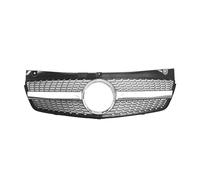 Double Slats Grill For Mercedes For Benz W639 For Viano/Vito 2011 2012 2013 2014 Front Racing Diamond Grills Auto Exterior Body Kit Tuning Front Bumper Mask