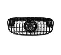 Double Slats Grill For Mercedes For Benz X167 GLS-Class 2024-ON GLS450 GLS500 GLS580 Chrome With Black Front Bumper Racing Grille Air Inlet Mesh Grills Front Radiator Grille Frills