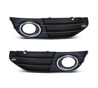 Double Slats Grill Replacement for A4 AR B8/ B8.5 2009-2015 Fog Lamp Grill Frame 8K0807681J01C Front Bumper Grille Light Cover Front Kidney Grille(Pair)(Pair)