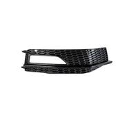 Double Slats Grill Replacement for A4 B8 S4 2012 2013 2014 2015 Fog Lamp Honeycomb Hex Grill 8K0807681L Black/Sliver Car Front Bumper Light Cover Front Kidney Grille(Sliver Left)(Black right)