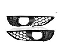 Double Slats Grill Replacement for Q7 4L 2009 2010 2011-2015 Fog Light Grilles Racing Grill Headlight Frame Car Lights Cover Front Kidney Grille(Upper Pair)(Lower Pair)