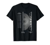 Double Slit Experiment Quantum Physics Science Light T-Shirt