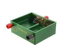 Double Slot 2Pcs D Size Battery Holder Box Container w/Binding Posts Physics Electrical Experiment Student Laboratory Experiment Equipment Manual Science Experiment Chemistry Physical Natural scienc