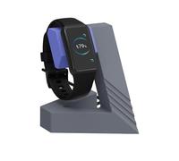 Double Slot Charging Station Suitable For Watch Featuring Nonslip Base Soft Touching Finish And Stable Device Placement Secure Clip Charging Dock