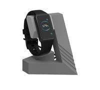 Double Slot Charging Station Suitable for Watch Featuring Nonslip Base Soft Touching Finish and Stable Device Placement Portable Silicone Charging Stand