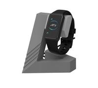 Double Slot Charging Station Suitable For Watch Featuring Nonslip Base Soft Touching Finish And Stable Device Placement Secure Clip Charging Dock