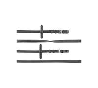 Double smooth leather dressage reins Supreme