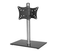Double Sn TV Stand Mount with Tempered s Base 360° Rotat for 12-32 Inch TVs Universal Tabletop TV Holder Supports Up to 33lbs Perfect for Home & Office