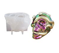Double Snake for Head Silicone Mold Epoxy Resin Skull for Head Casting Tool Holder Ornaments Home Decoration for Craft Epoxy Resin Mold Plaster Silicone Jewelry