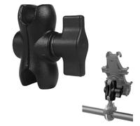 Double Socket Arm Mount,2.36in Aluminum Alloy Double Socket Arm,Mount for RAM Phone Holder Bike Truck Mounts for RAM Arms for 1 Ball Components