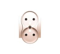 Double Socket Cover with Trims Simon 54 DGZ2MZNP/44