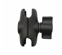 Double Socket Ram Mount Support Holder Clamp, Compatible with 1 Inch 25mm Ball Mount, Heavy Duty Ball Head Mount