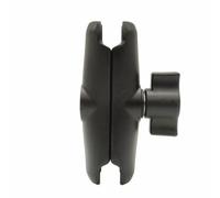 Double Socket Ram Mount Support Holder Clamp, Compatible with 1 Inch 25mm Ball Mount, Heavy Duty Ball Head Mount