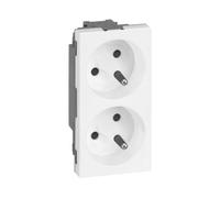 Double socket with/u 2x230V 16A Simon connect 50000458-030