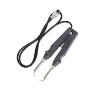 Double Soldering Iron Tweezer Handle Clip for 902 ESD SMD Heating Plier with Quick Heat-Up and Enhanced Efficiency for Circuit Board Repair and Chip Soldering Black Silver