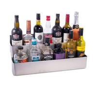 Double Speed Rail 22inch - Holds up to 14 x 0.75ltr Bottles, Stainless Steel Bottle Rail