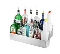 Double Speed Rail 22inch | Holds up to 14 x 0.75ltr Bottles | Stainless Steel Bottle Rail