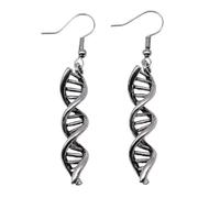 Double Spirals DNA Earrings Jewelry Modern DNA Spirals Ear Hooks Crafted for Comfort and Durability in Coppers Unique Alloy