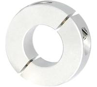 Double Split Clamp Shaft Collar, Aluminum Alloy Fixed Split Ring Limit Shaft Retainer Positioner Multiple Sizes(20x40x12)