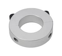 Double Split Shaft Collar， Double Split Shaft Clamp Aluminium Alloy Silver 45mm-60mm(60mm)