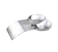 Double Spoon Rest Large Stainless Steel Cutlery Tray Silver