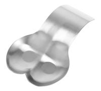 Double Spoon Rest Stainless Steel Arc Tray for Kitchen Use