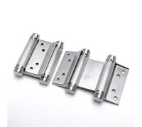Double Spring Hinge Two-Way Free Door Automatic Closing Hinges Hardware 1Pcs(3inch)