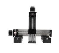 Double Square Linear Guide Sliding Table 1204/1605/1610 100-1000mm Stroke Ball Screw Platform Axis Stage 2/4PCS Sliders(SFU1610 100x80 table,50mm Stroke)