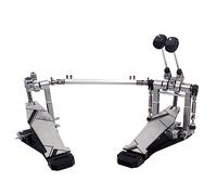 Double Step Jazz Drum Pedal Hammer Pedal Double Chain Cam Bottom Bass Drum Pedal Accessories (Color : 02)