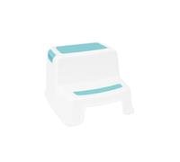 Double Step Stool for Kids - Non-Slip 2 Step Stool for Toddlers, Potty Training, Bathroom and Kitchen Use, Durable and Sturdy Design for Boys and Girls Blue