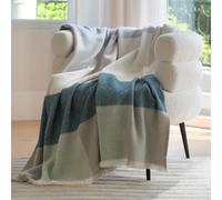 Double Stitch by Bedsure Alpaca Wool Throw Blanket - Soft Warm Blanket for Couch - Luxury Decorative Fleece Blanket, Fall Plaid Blanket, Perfect House Warming Gift, 50" x 60", Sage Valley