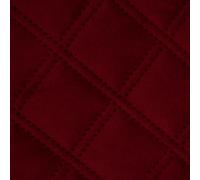 Double Stitch Embossed Diamond Quilted Sofa Velvet Velour Gloss Vehicle Upholstery Fabric