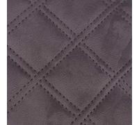 Double Stitch Embossed Diamond Quilted Sofa Velvet Velour Gloss Vehicle Upholstery Fabric