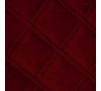 Double Stitch Embossed Diamond Quilted Sofa Velvet Velour Gloss Vehicle Upholstery Fabric